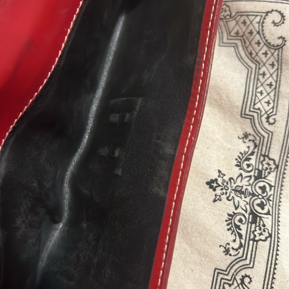 Authentic Gucci Red Leather Long Wallet - Picture 5 of 11